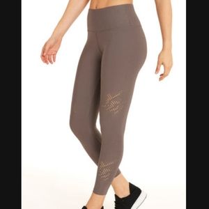 Marika athletic leggings with laser cut out side